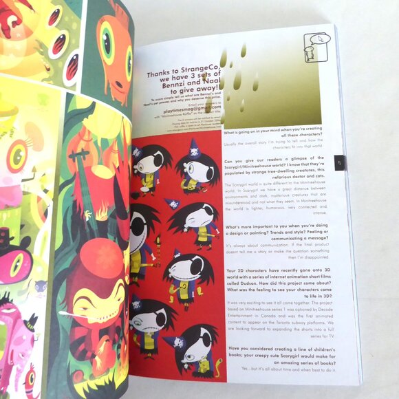 NEW 2006 PLAY TIMES URBAN VINYL DESIGN TOY MAGAZINE SOFT COVER BOOK - Picture 8 of 13